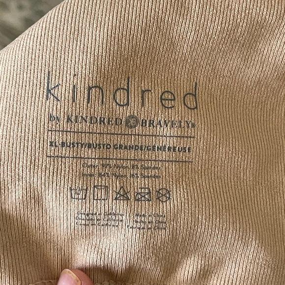 Kindred Bravely Pumping and Nursing Bra Women's XL Beige Hands Free - Picture 7 of 7